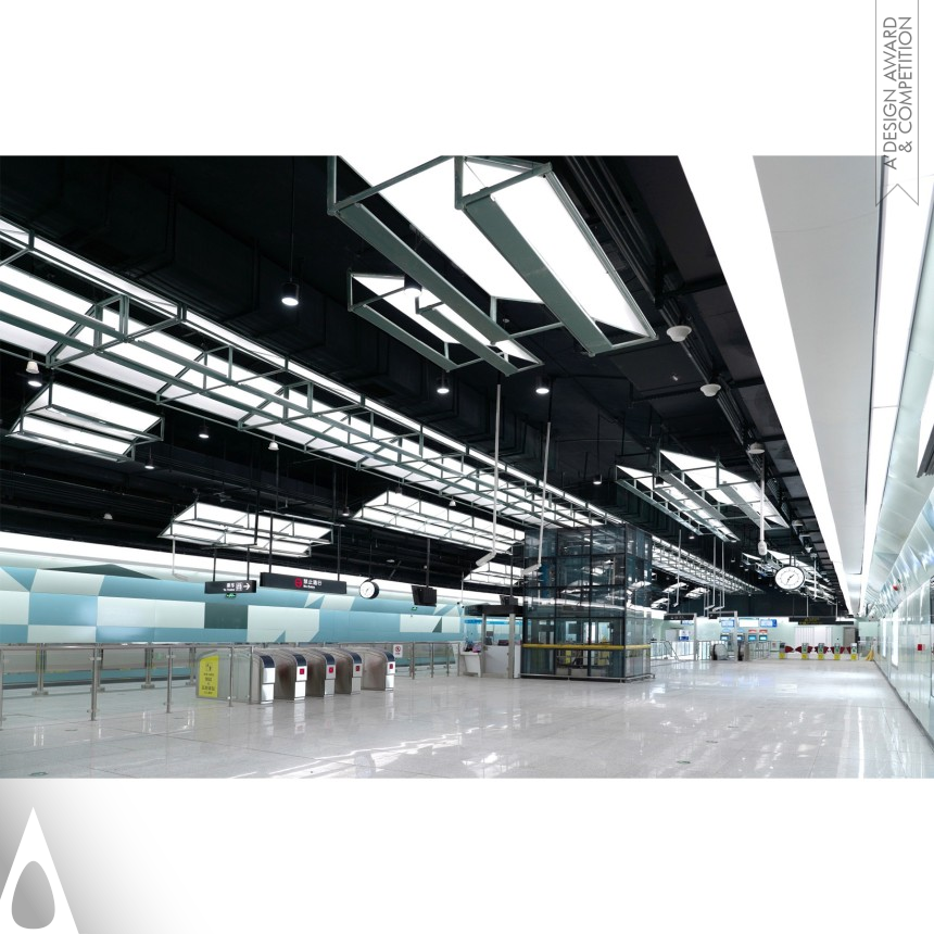 Silver Interior Space and Exhibition Design Award Winner 2023 Qingdao Line 1 Subway 