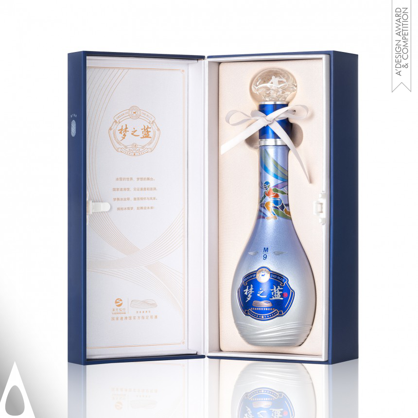 Bronze Packaging Design Award Winner 2023 Dream Dance Ice Ribbon Alcoholic Beverage Packaging 