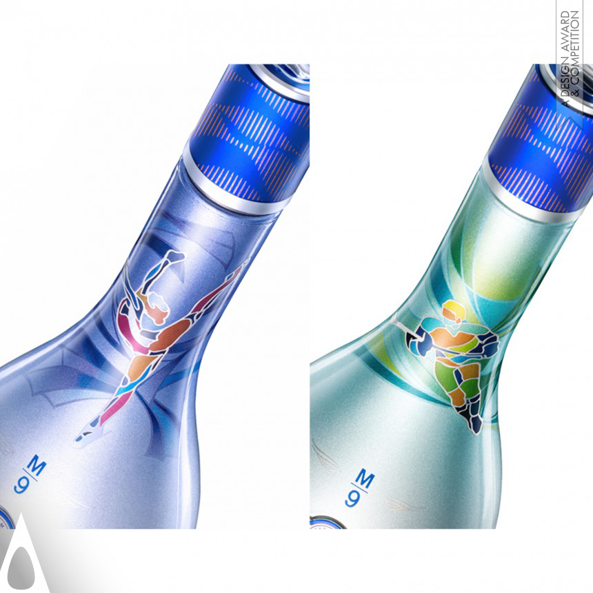 Liandong Zhang, Huashuang Liu and Zhaoxin Zhu's Dream Dance Ice Ribbon Alcoholic Beverage Packaging