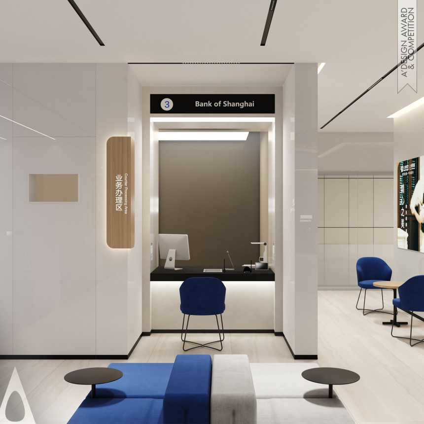 Bank Of Shanghai Flagship Store - Silver Interior Space and Exhibition Design Award Winner