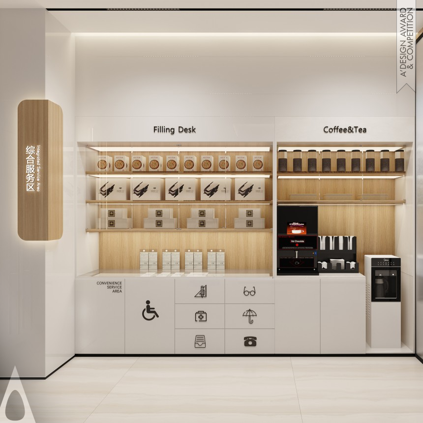 Shenzhen Scene Aesthetic Design Co., Ltd's Bank Of Shanghai Flagship Store Retail Commercial Space