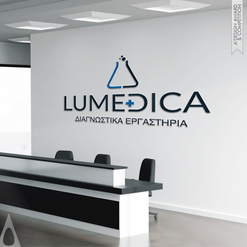 Iron Graphics, Illustration and Visual Communication Design Award Winner 2023 Lumedica Corporate Brand Identity 