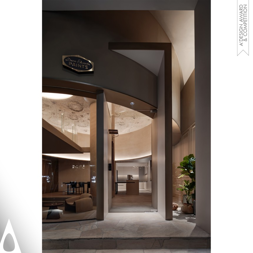 Silver Interior Space and Exhibition Design Award Winner 2023 Dunn Paint Concept Store 