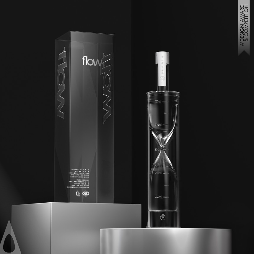 Silver Packaging Design Award Winner 2023 Flow White Wine Packaging 