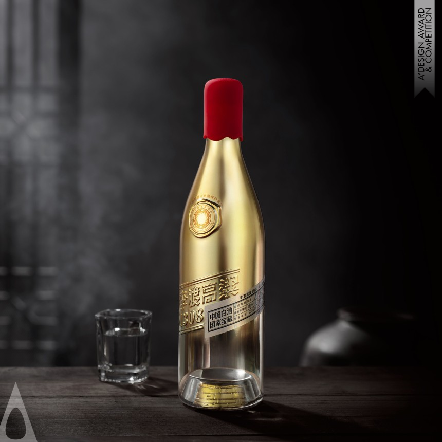 Carson Wu's Lidu Sorghum 1308 Alcoholic Beverage Packaging