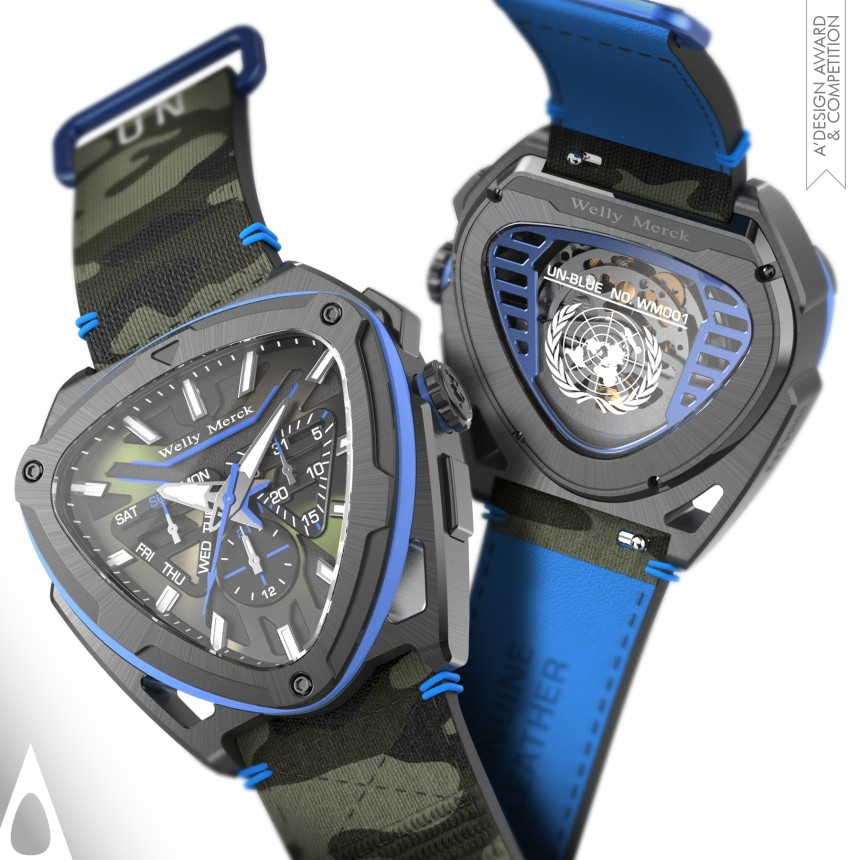 Silver Watch Design Award Winner 2023 Un Blue Watch 