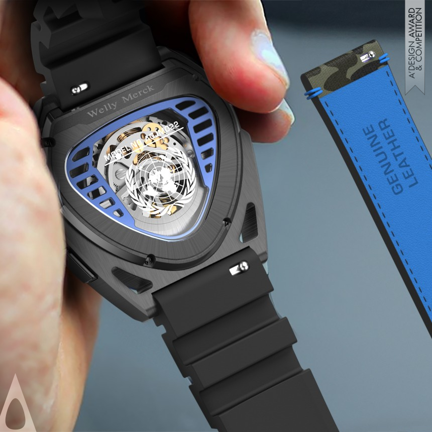 Un Blue - Silver Watch Design Award Winner