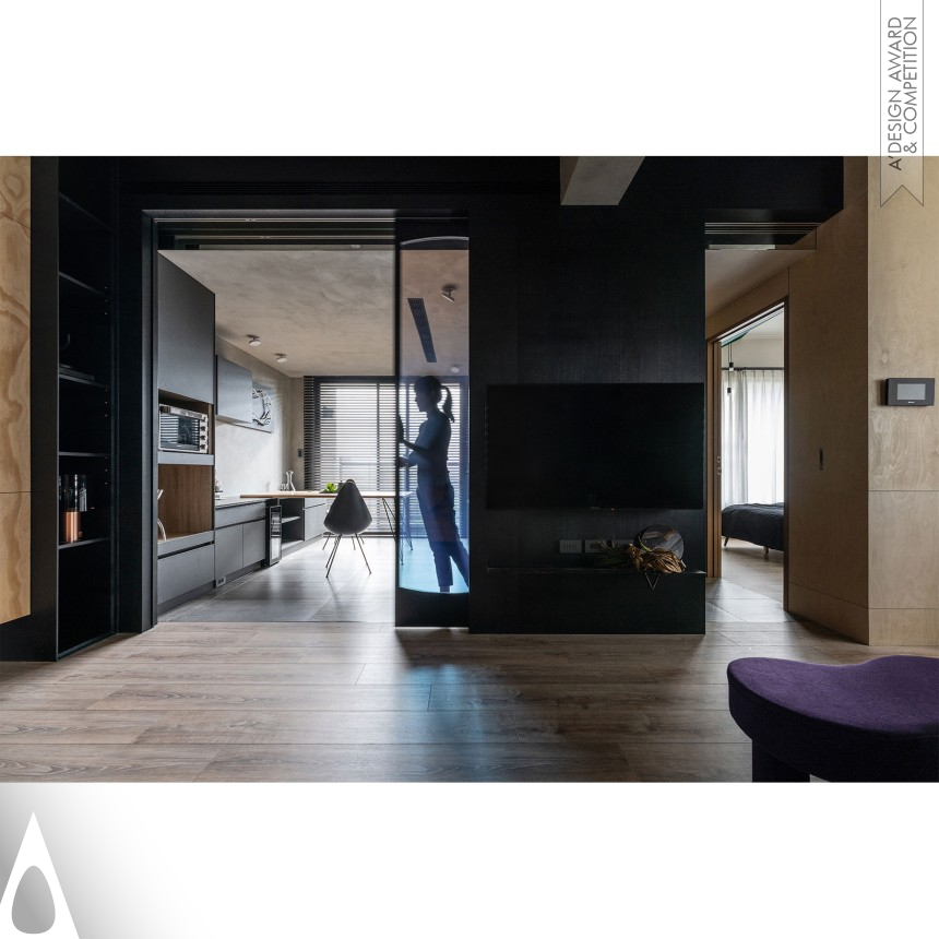 Bronze Interior Space and Exhibition Design Award Winner 2023 Aqua Flash Apartment 