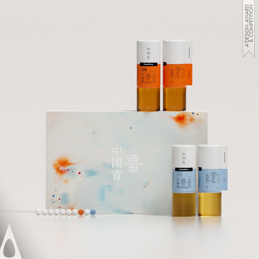 Bronze Packaging Design Award Winner 2023 China Qing Tea Beverage Packaging 