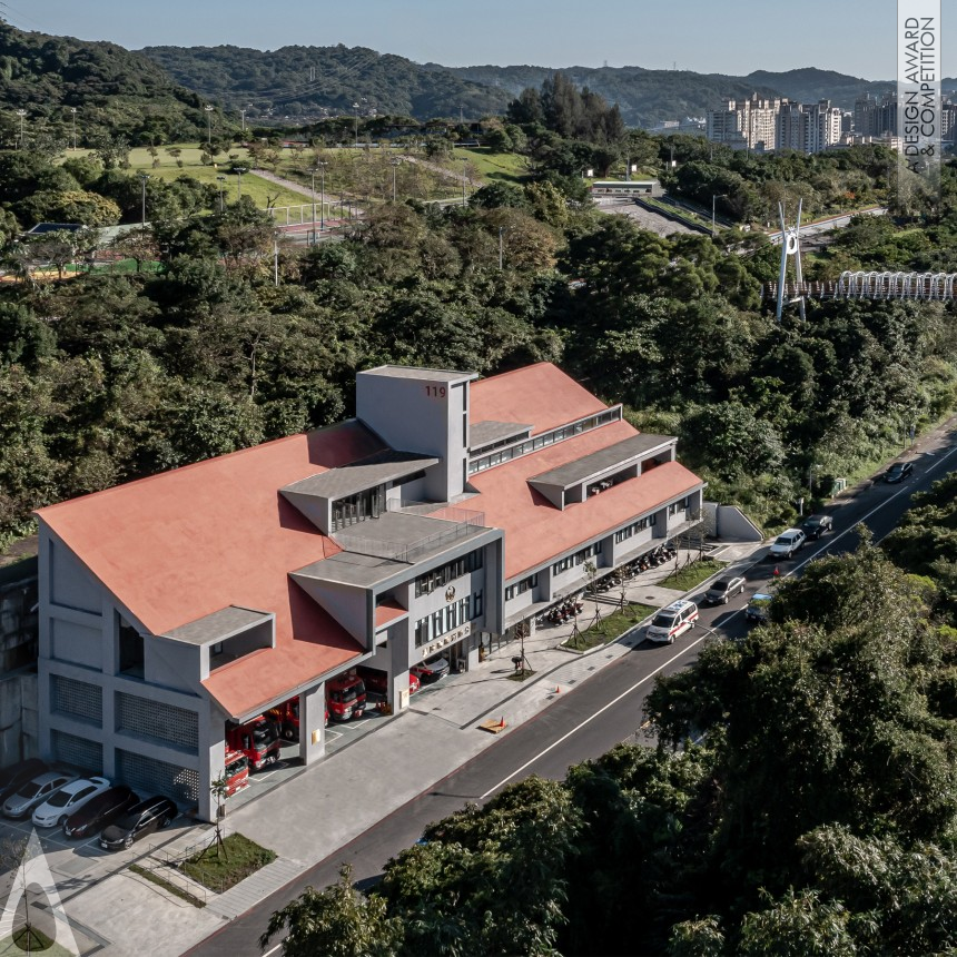 Iron Architecture, Building and Structure Design Award Winner 2023 The Big Roof Fire Station 