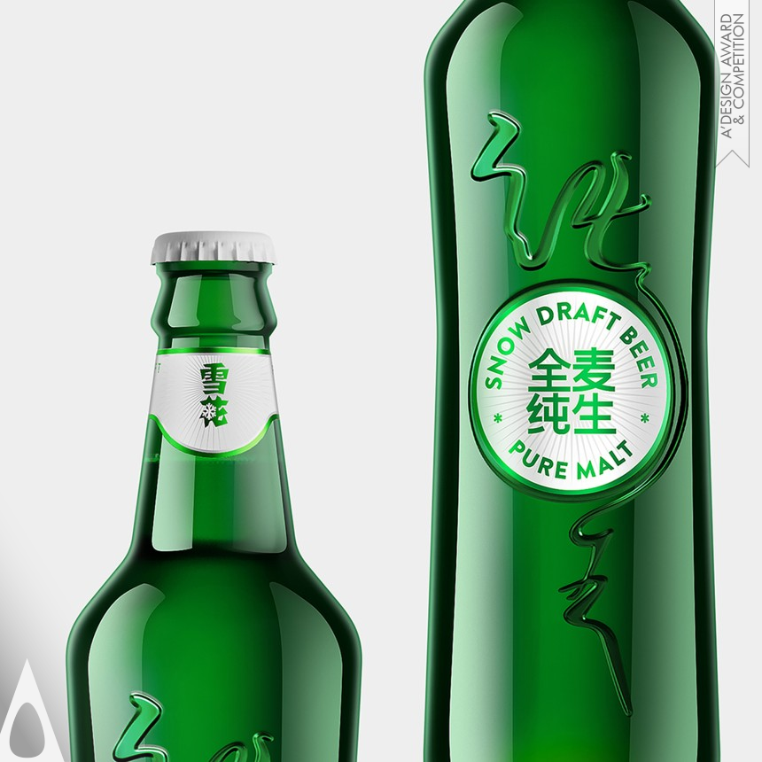 Snow Draft Beer designed by China Resources Snow Breweries Ltd.