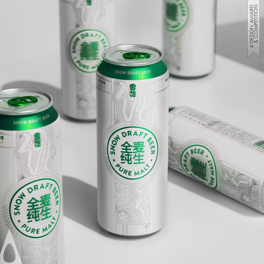 Snow Draft Beer - Golden Packaging Design Award Winner