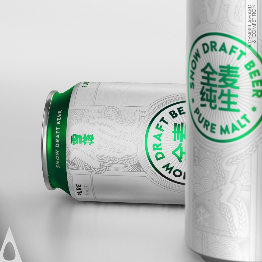 China Resources Snow Breweries Ltd.'s Snow Draft Beer Packaging