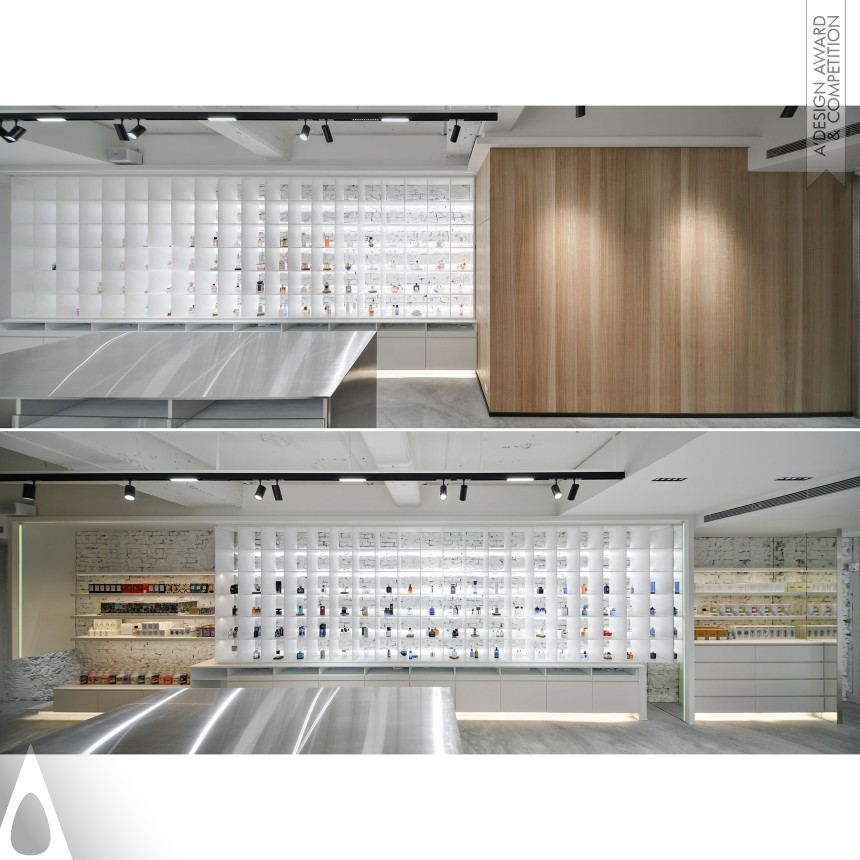 Silver Interior Space and Exhibition Design Award Winner 2023 Scentbon Perfume Retail Store 