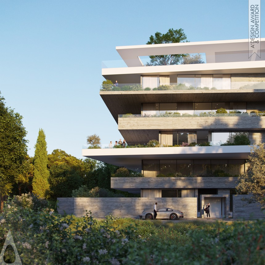 Potiropoulos and Partners's Cascading Terraces Residential Apartments 