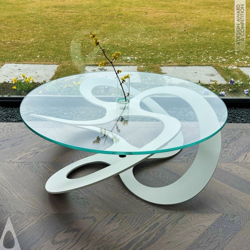 Iron Furniture Design Award Winner 2023 Folding Seasons Coffee Table 