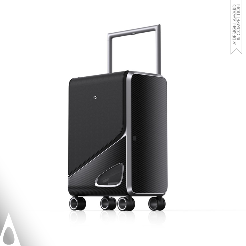 Bronze Fashion and Travel Accessories Design Award Winner 2023 S1 20 Inch Cabin Modular Carbon Fiber Suitcase 