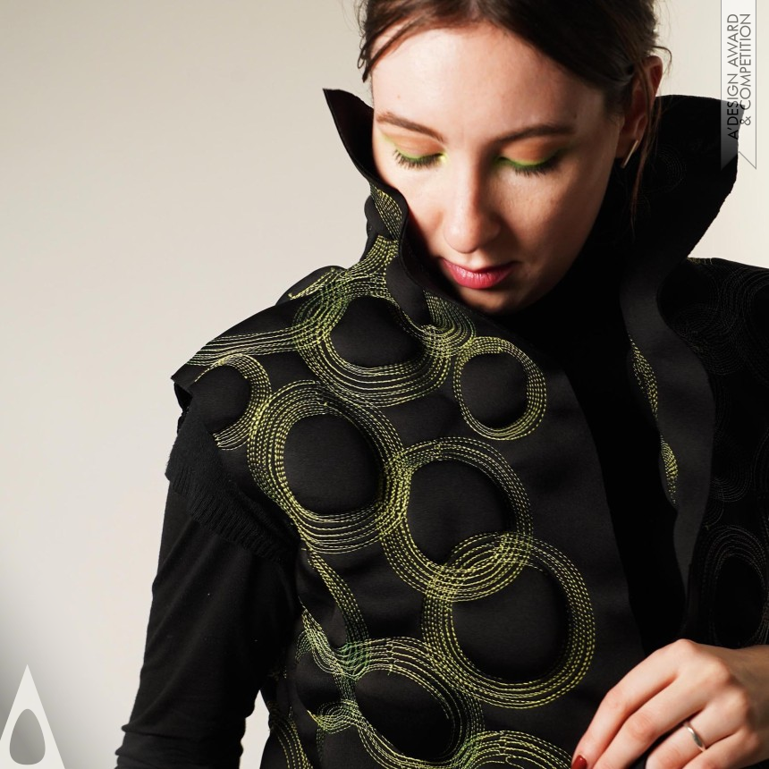 Iron Textile, Fabric, Textures, Patterns and Cloth Design Award Winner 2023 Random Puff 4D Embroidered Garment  