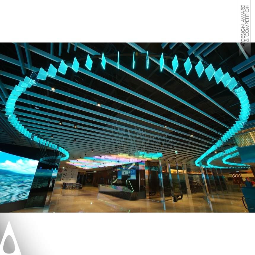 Taipei 101 Observatory Entry Plaza - Bronze Interior Space and Exhibition Design Award Winner