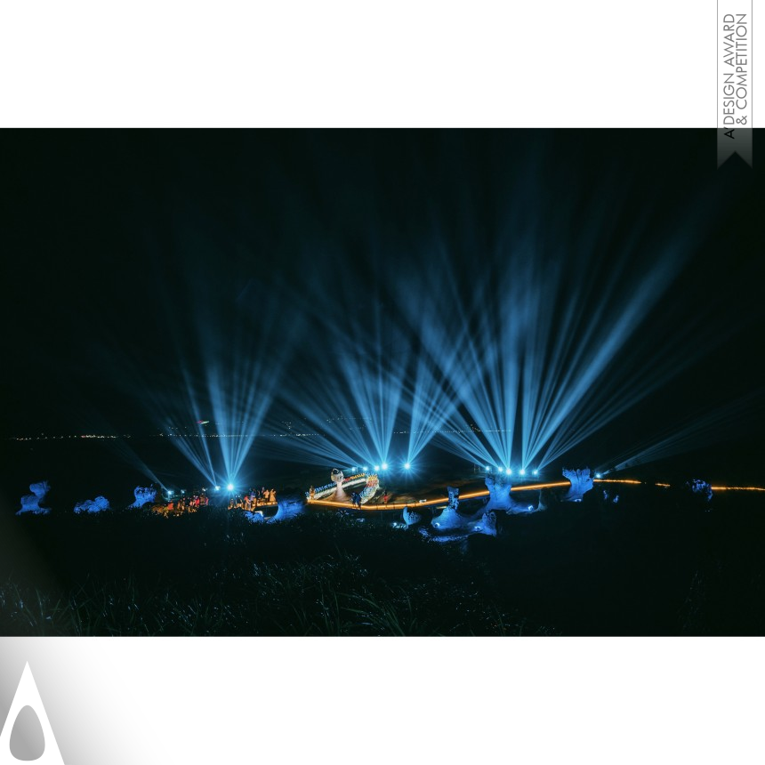 Light of Rocks in Yehliu - Iron Lighting Projects and Light Art Design Award Winner