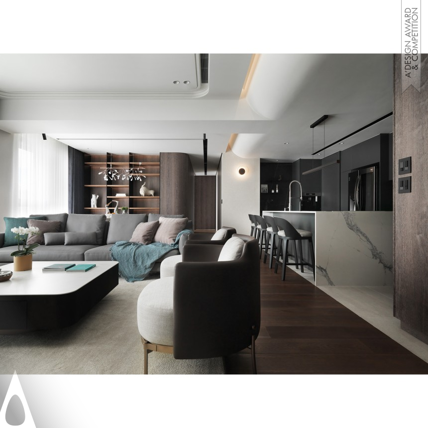 Bronze Interior Space and Exhibition Design Award Winner 2023 Enjoyment of Life Residential House 