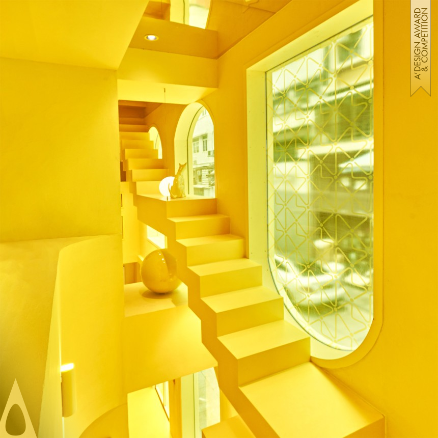 Monmono Yellow - Bronze Interior Space and Exhibition Design Award Winner