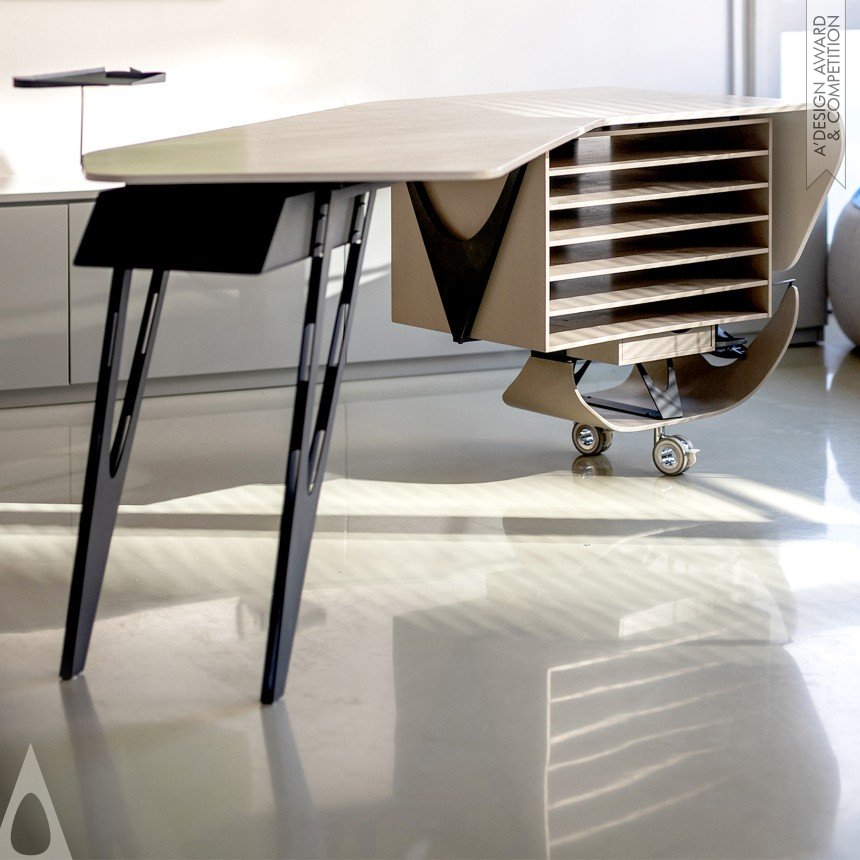 Iron Office Furniture Design Award Winner 2023 Airy Office Desk 