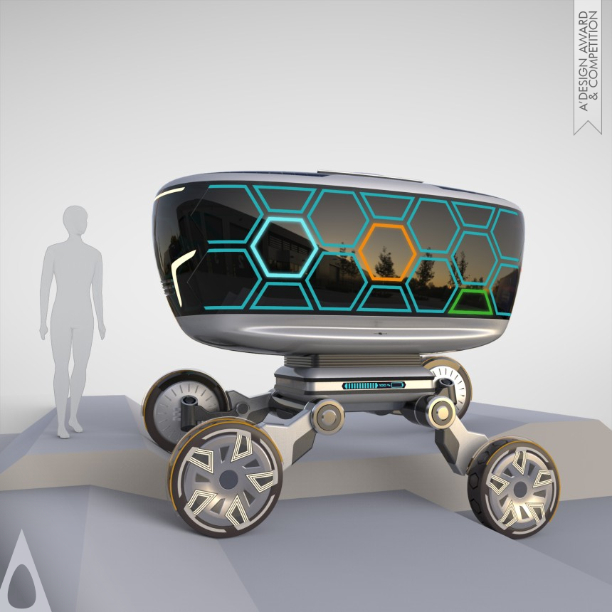 Iron Robotics, Automaton and Automation Design Award Winner 2023 Buzzy Bot Robotic Delivery Vehicle 