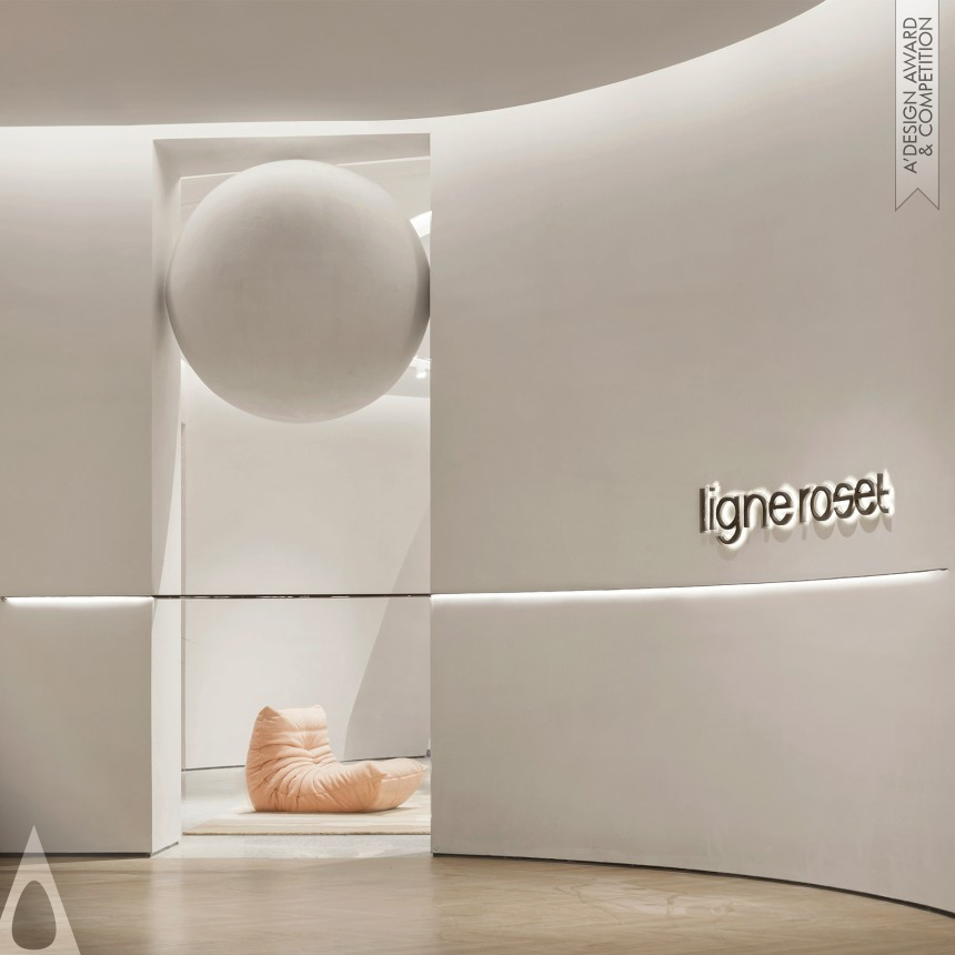 Bronze Interior Space and Exhibition Design Award Winner 2023 Ligne Roset  Exhibition Hall 