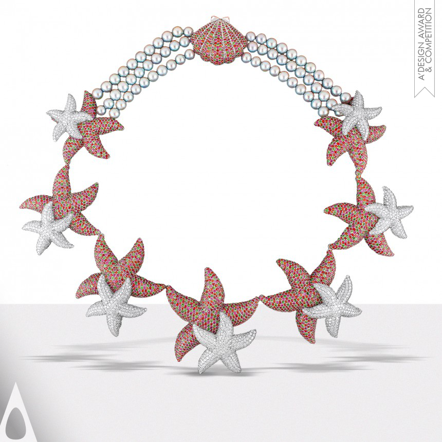 Silver Jewelry Design Award Winner 2023 Starfish Collection Fine Jewelry 