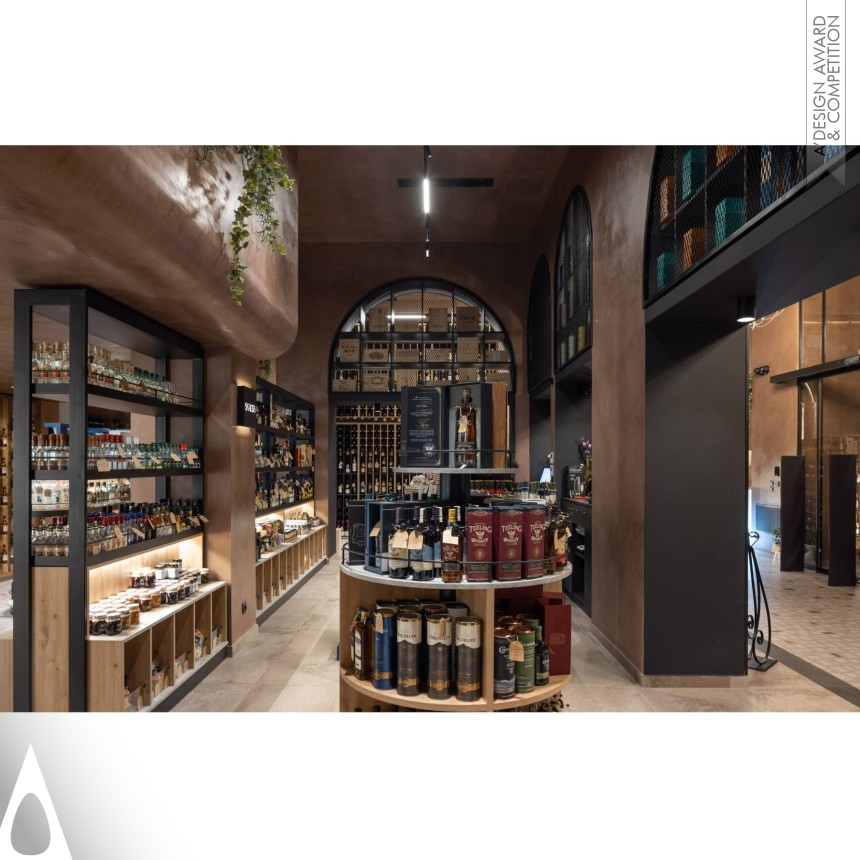 Silver Interior Space and Exhibition Design Award Winner 2023 Zafiri Cava Deli Retail Shop 