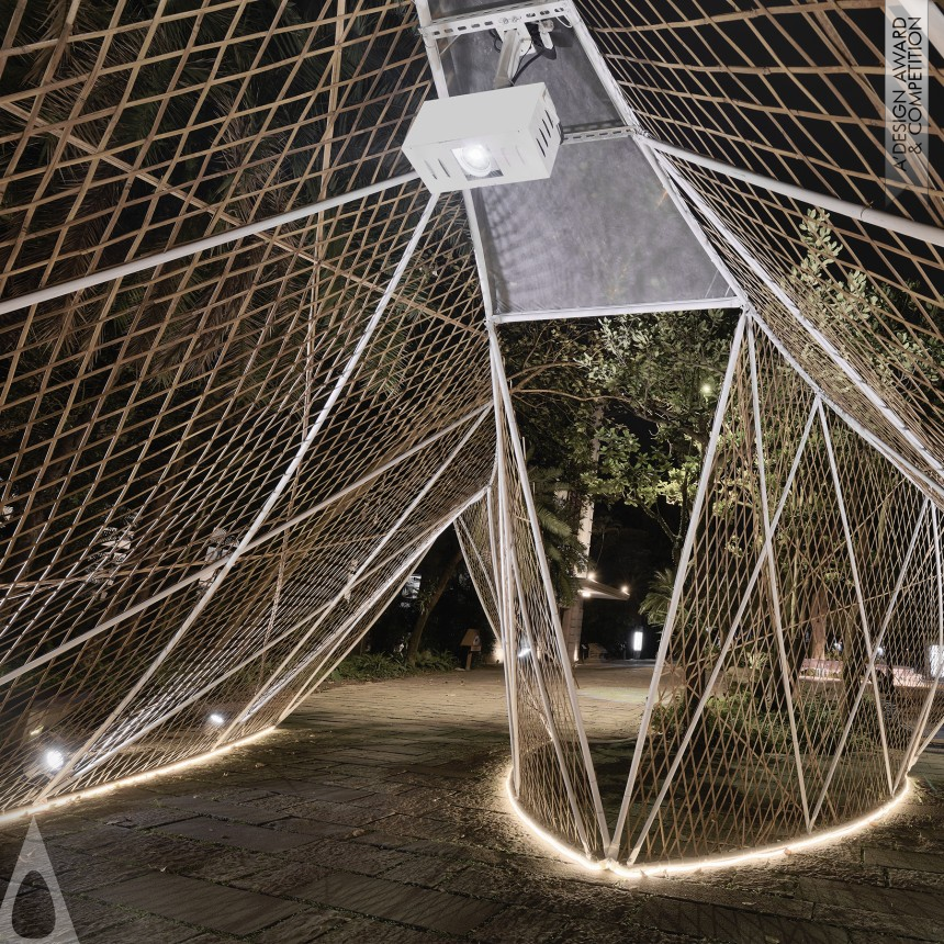 Bronze Lighting Projects and Light Art Design Award Winner 2023 Hitobito Lighting Installation 