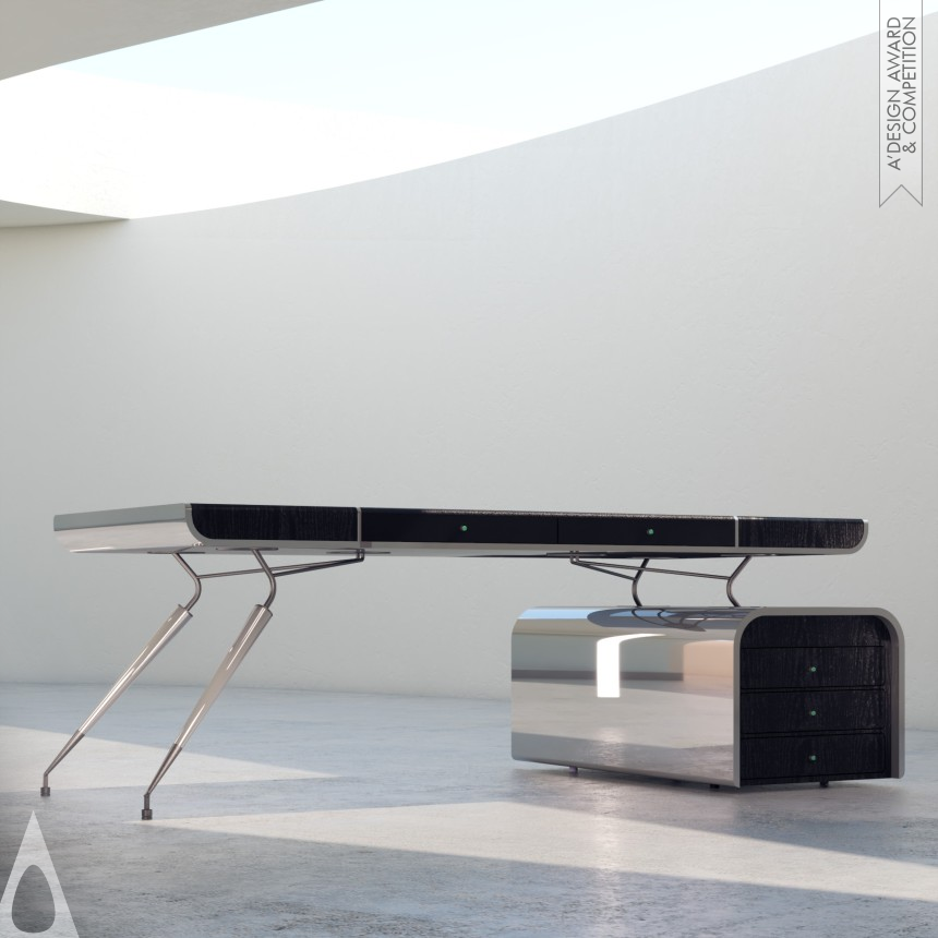 Iron Office Furniture Design Award Winner 2023 Oo2 Desk 