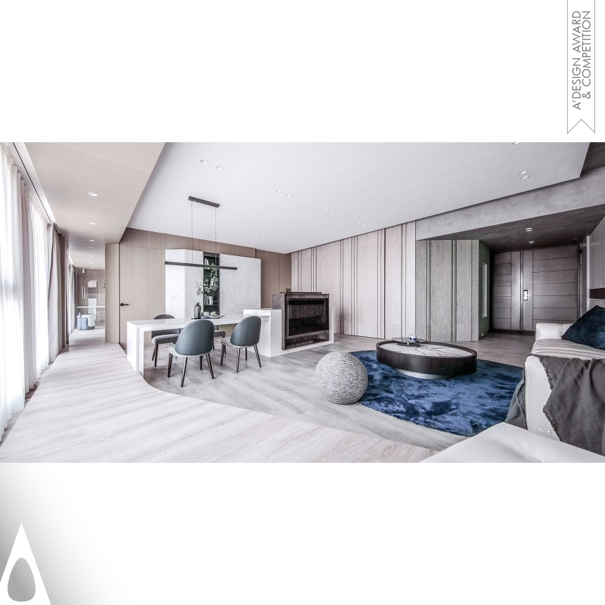 Bronze Interior Space and Exhibition Design Award Winner 2023 Wave Rhythm Residence 