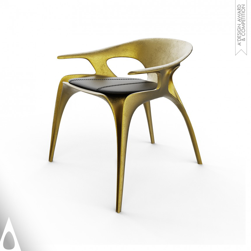 Silver Furniture Design Award Winner 2023 Autumn Leaf Series Writing Desk 