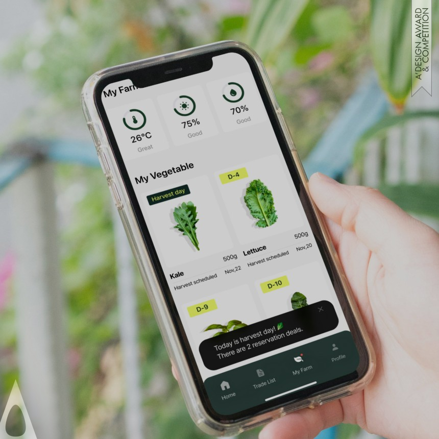 Youjee Oh's Smarteat Smart Farming Trading App