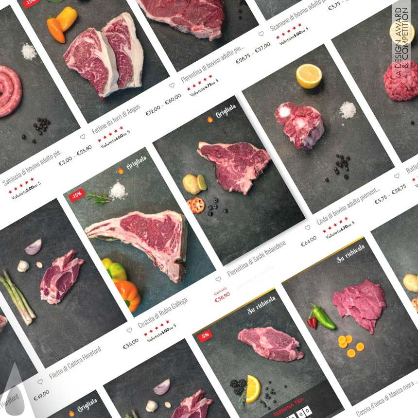 Bronze Advertising, Marketing and Communication Design Award Winner 2023 Meat by Meet Digital Marketing 