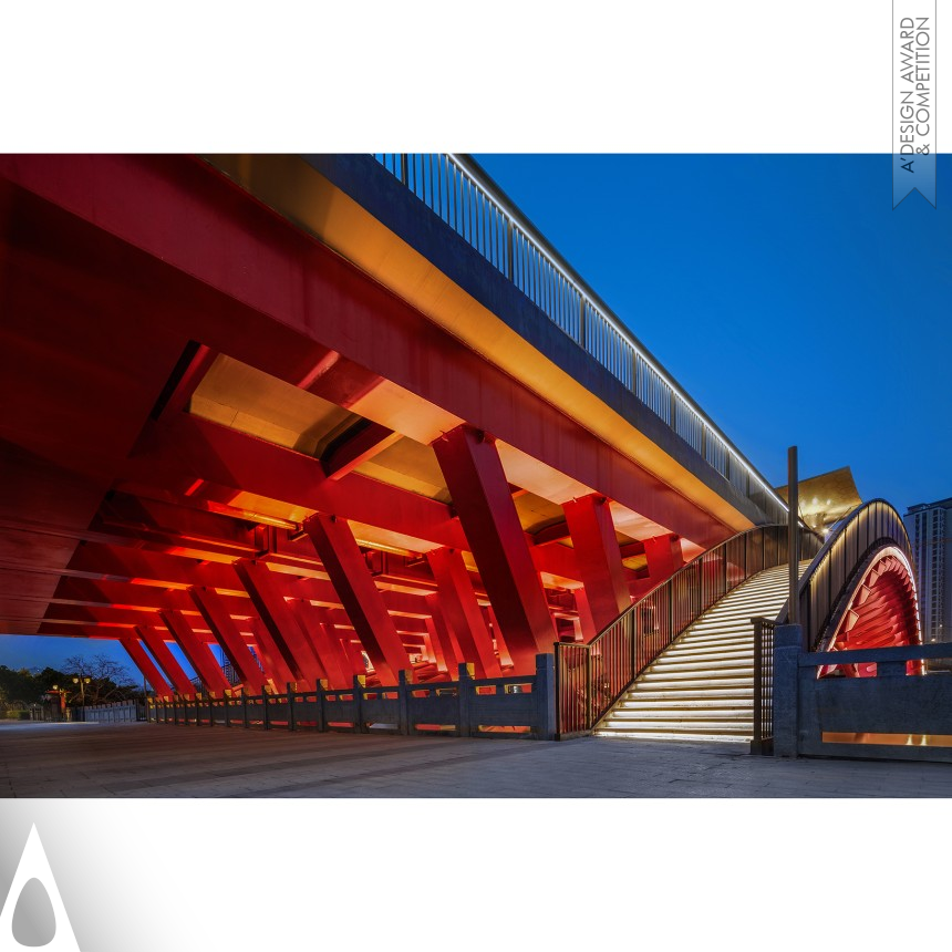 Silver Architectural Lighting Award Winner 2024 Longfang Bridge Nightscape Lighting Design 