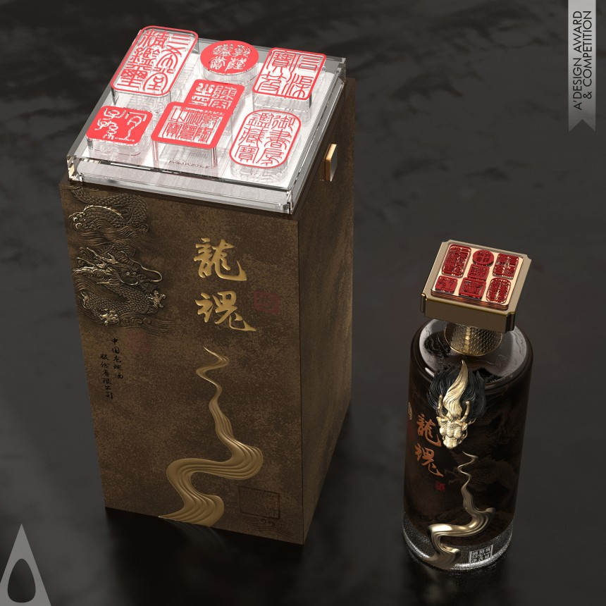 Dragon Spirit Chinese Baijiu - Bronze Packaging Design Award Winner