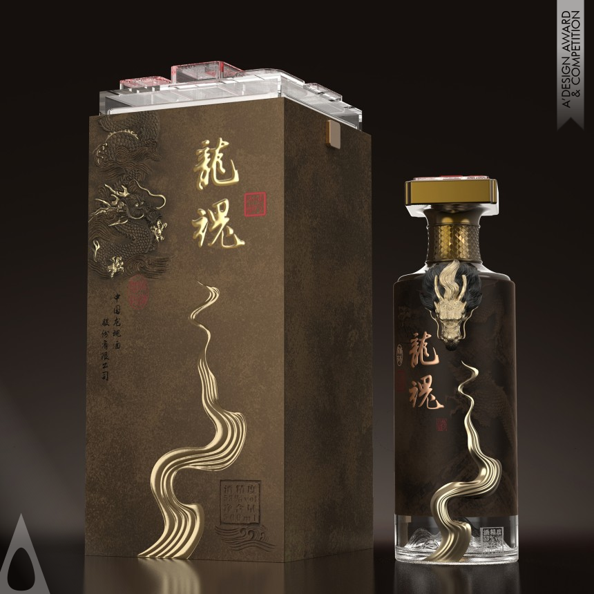 Yingsong Chen's Dragon Spirit Chinese Baijiu Packaging