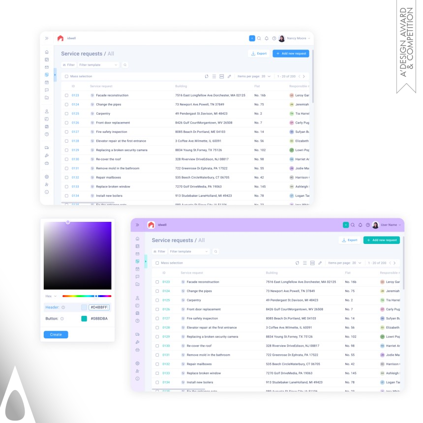 iDwell - Bronze Interface, Interaction and User Experience Design Award Winner