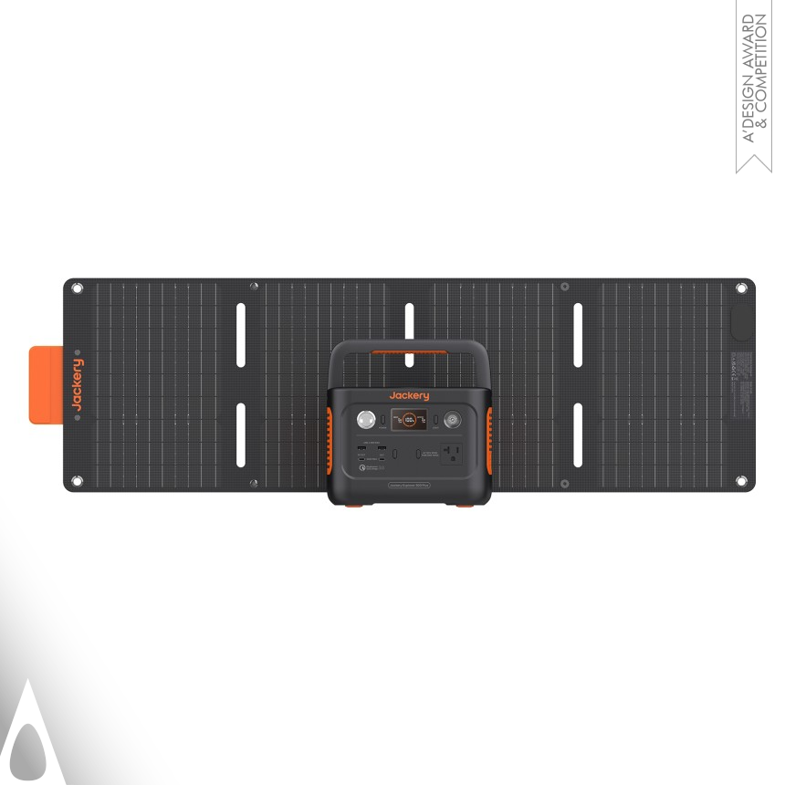 Golden Energy Products, Projects and Devices Design Award Winner 2023 Explorer Solar Generator 300 Plus Portable Energy Storage Set 