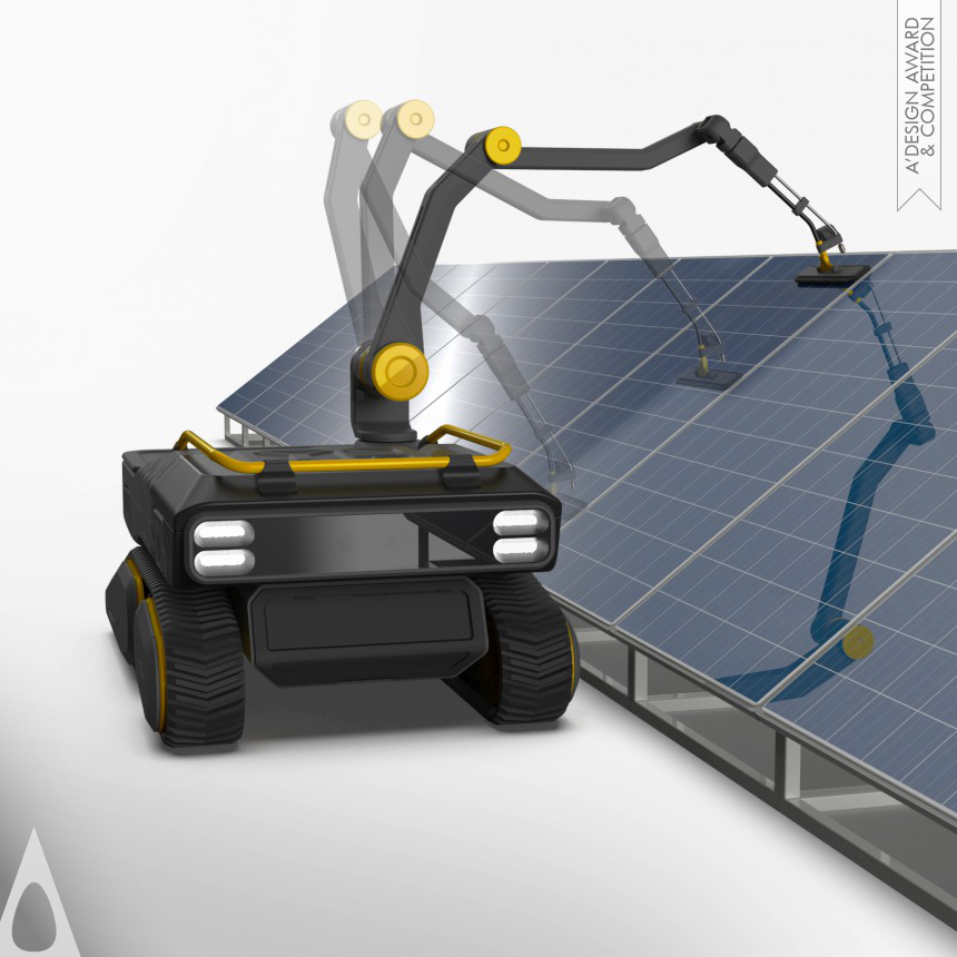 Hao Huang and Xu Chen's Widgtech Ashman Photovoltaic Cleaning Car