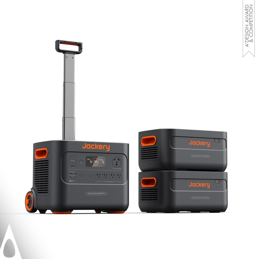 Platinum Energy Products, Projects and Devices Design Award Winner 2023 Jackery Explorer 2000 Plus Large Portable Energy Storage 