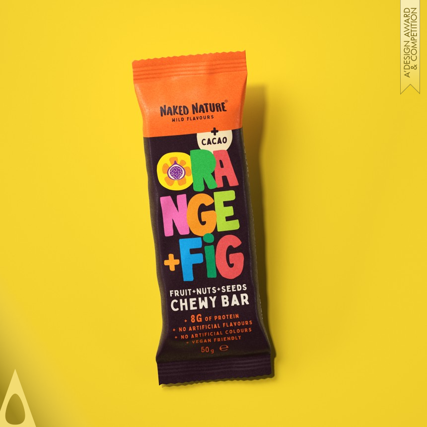 Bronze Packaging Design Award Winner 2023 Naked Nature Snack Bar 