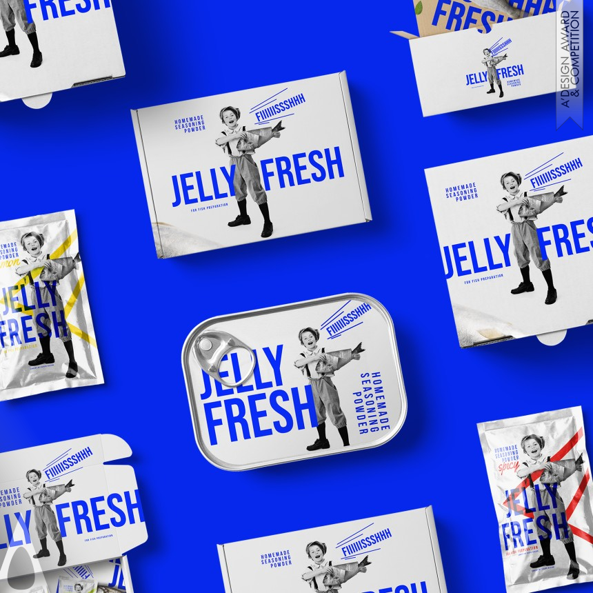 Silver Packaging Design Award Winner 2023 Jelly Fresh Seasoning Brand 