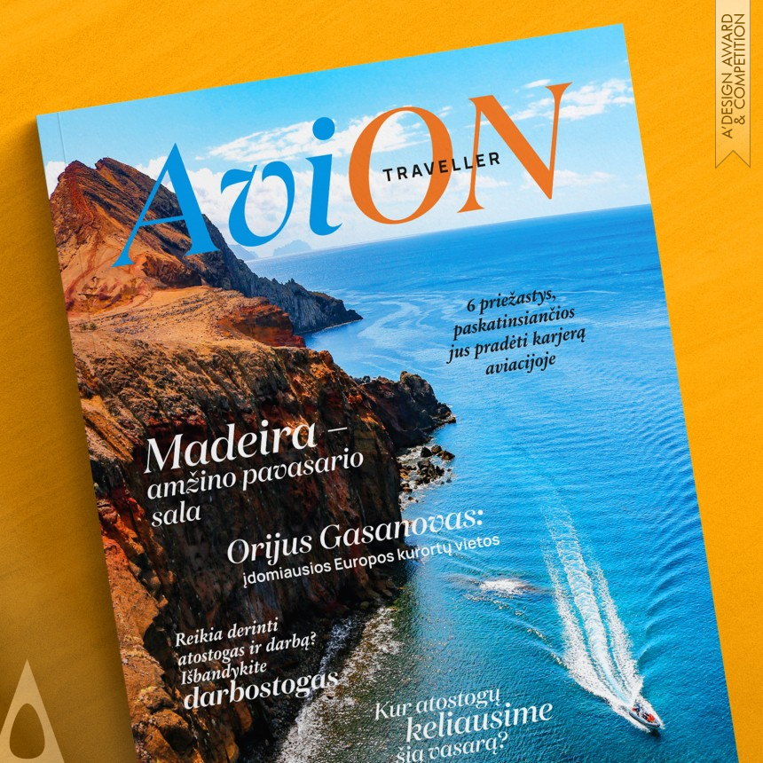 Salvita Bingelyte's Avion Express Inflight Magazine Cover