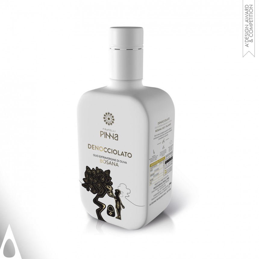 Bronze Packaging Design Award Winner 2023 Pinna Olive Oils Labels 