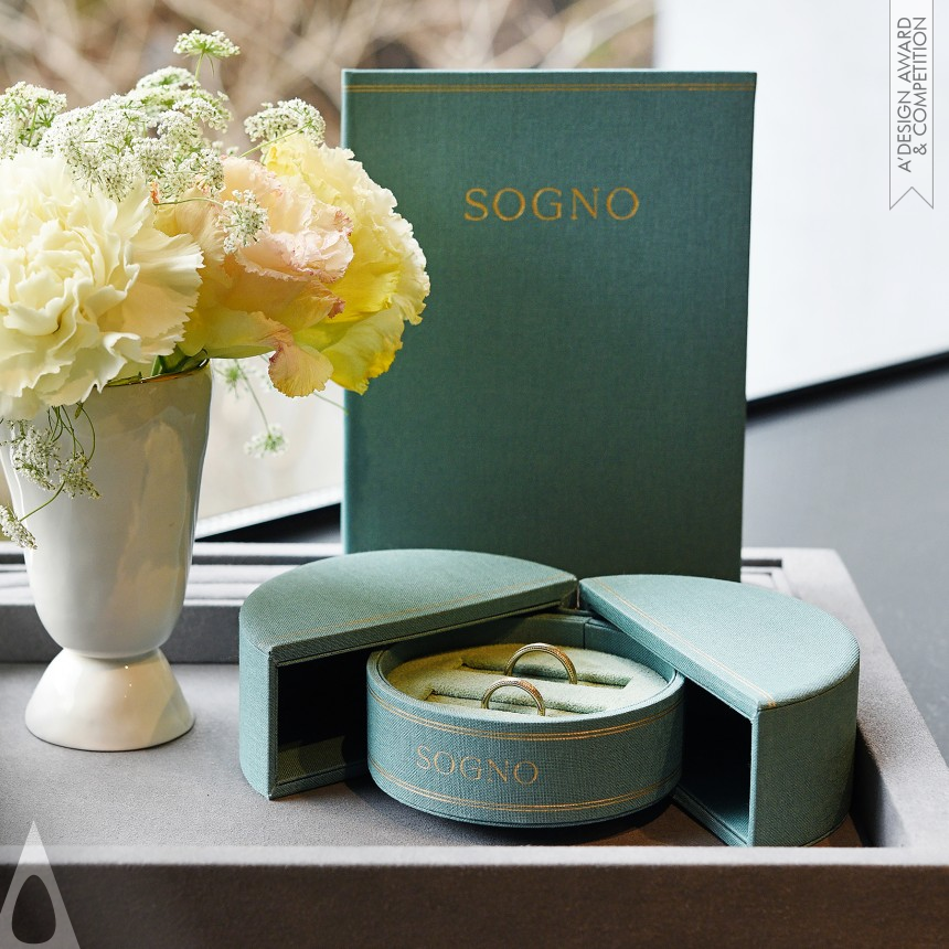 Bronze Advertising, Marketing and Communication Design Award Winner 2023 Sogno Jewelry Design Brand Identity System 