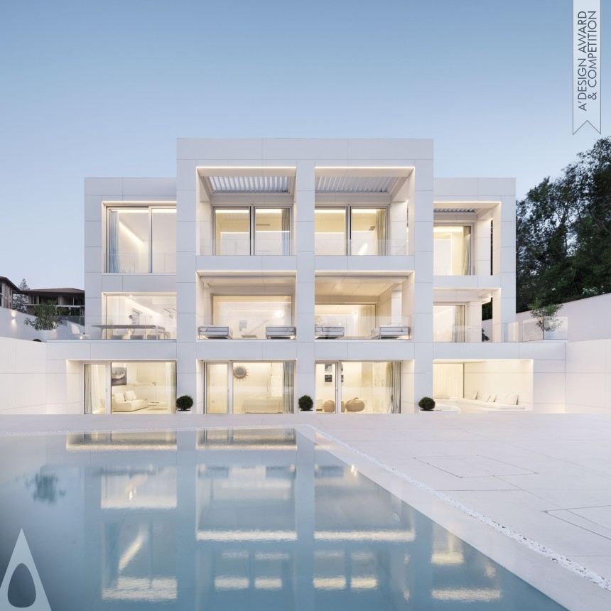 Silver Architecture, Building and Structure Design Award Winner 2023 Villa Bianca Private House 